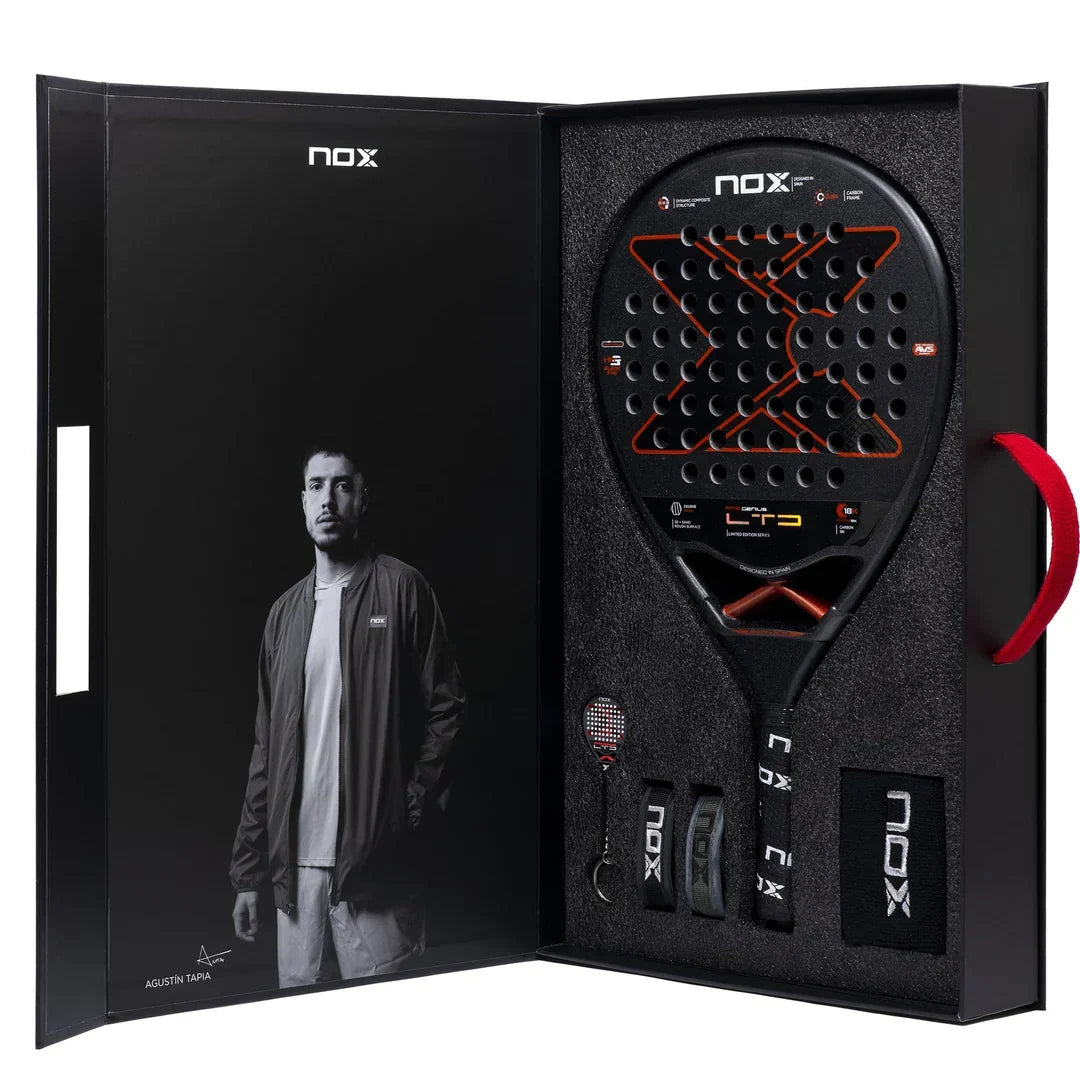 Nox AT2 Genius LTD 18K Padel Racket-Case