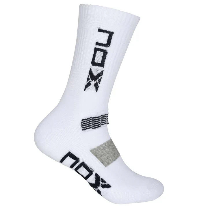 NOX Performance Crew Socks - White/Blue
