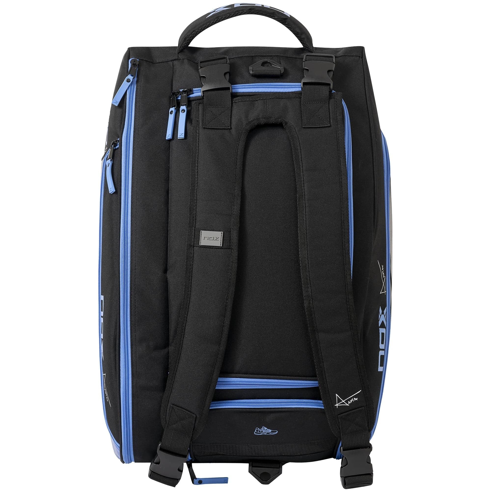 Nox AT10 Competition Trolley Padel Bag-Straps