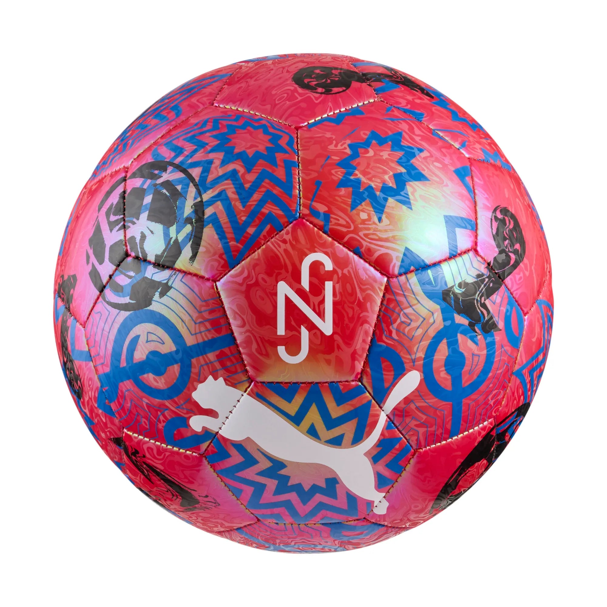Puma NEYMAR JR Graphic ball Red-Ultra Blue