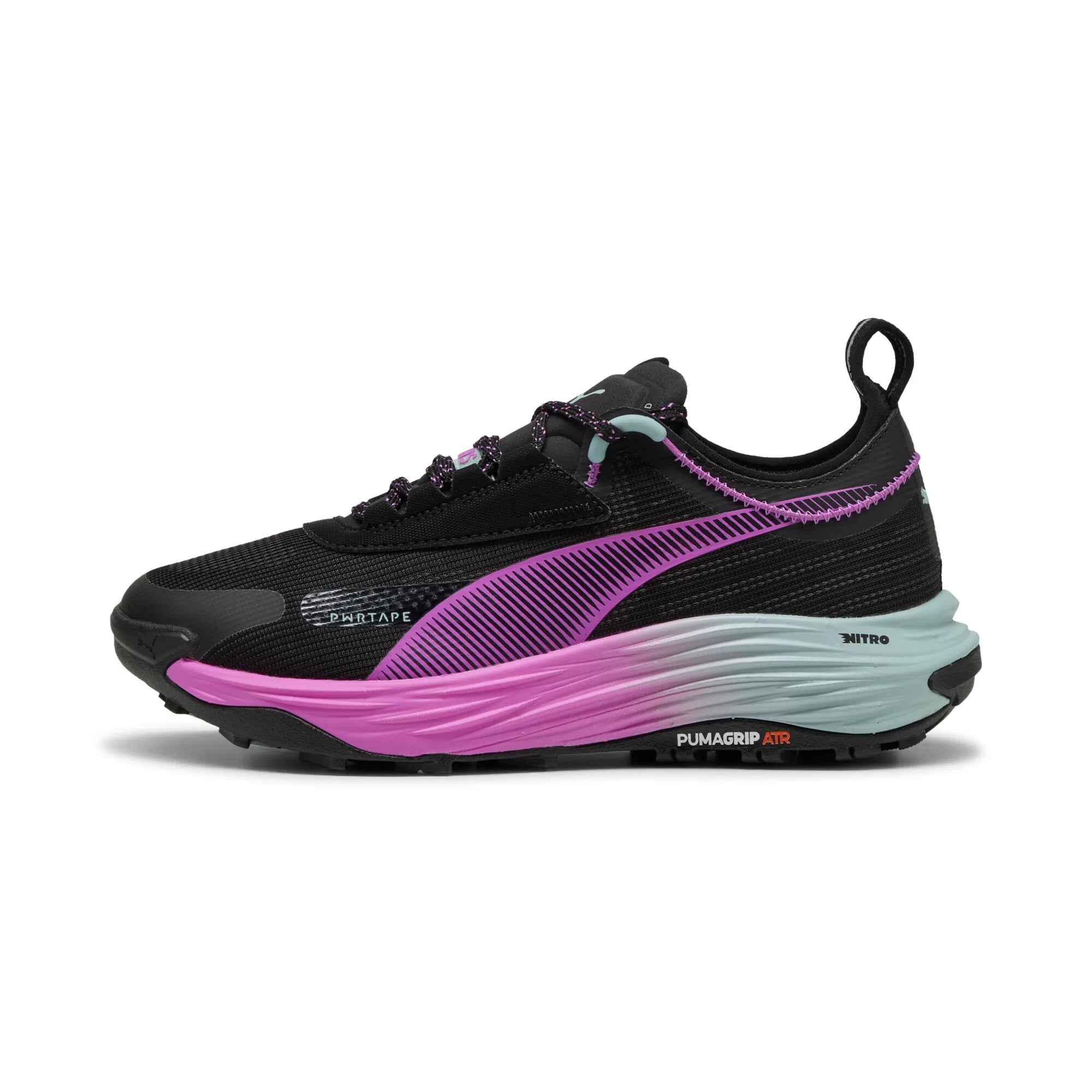 Puma Voyage NITRO 3 Tech Black Pure Magenta-Modern Mint
