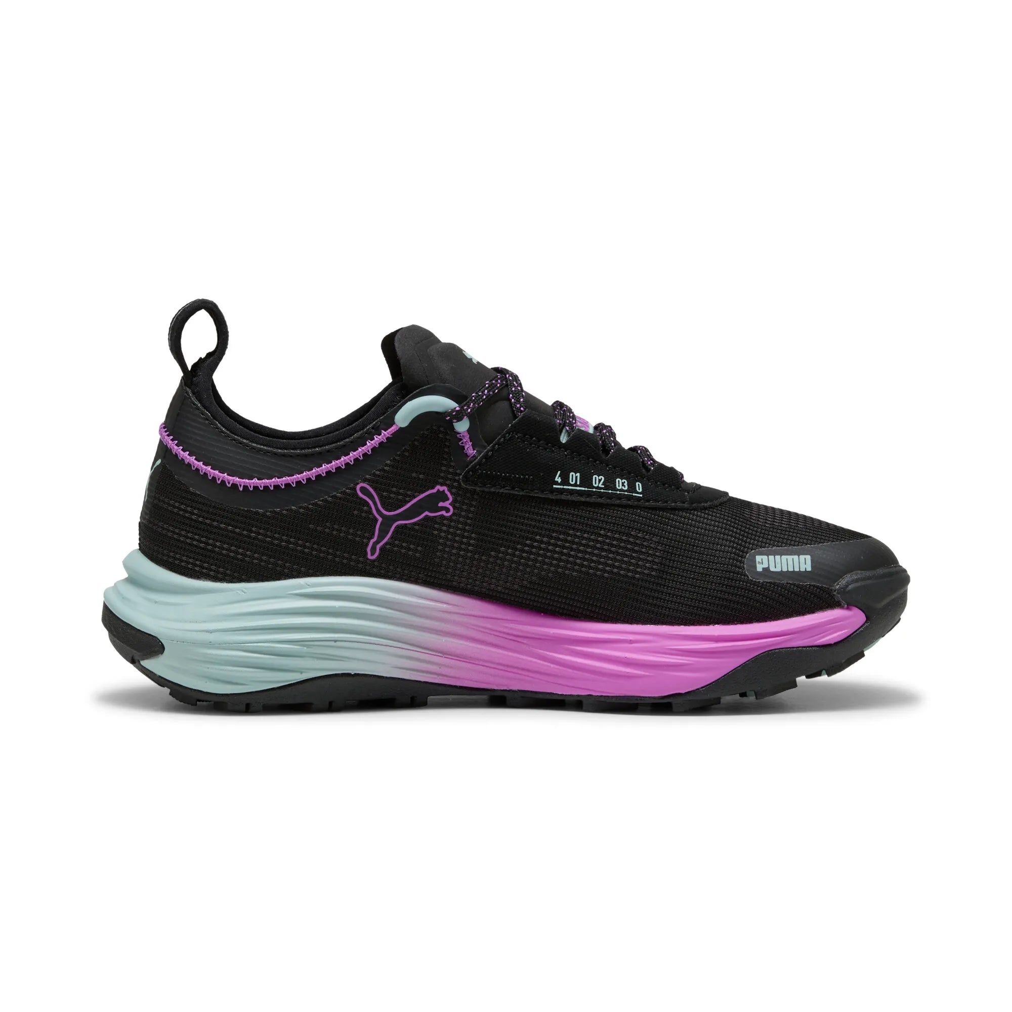 Puma Voyage NITRO 3 Tech Black Pure Magenta-Modern Mint