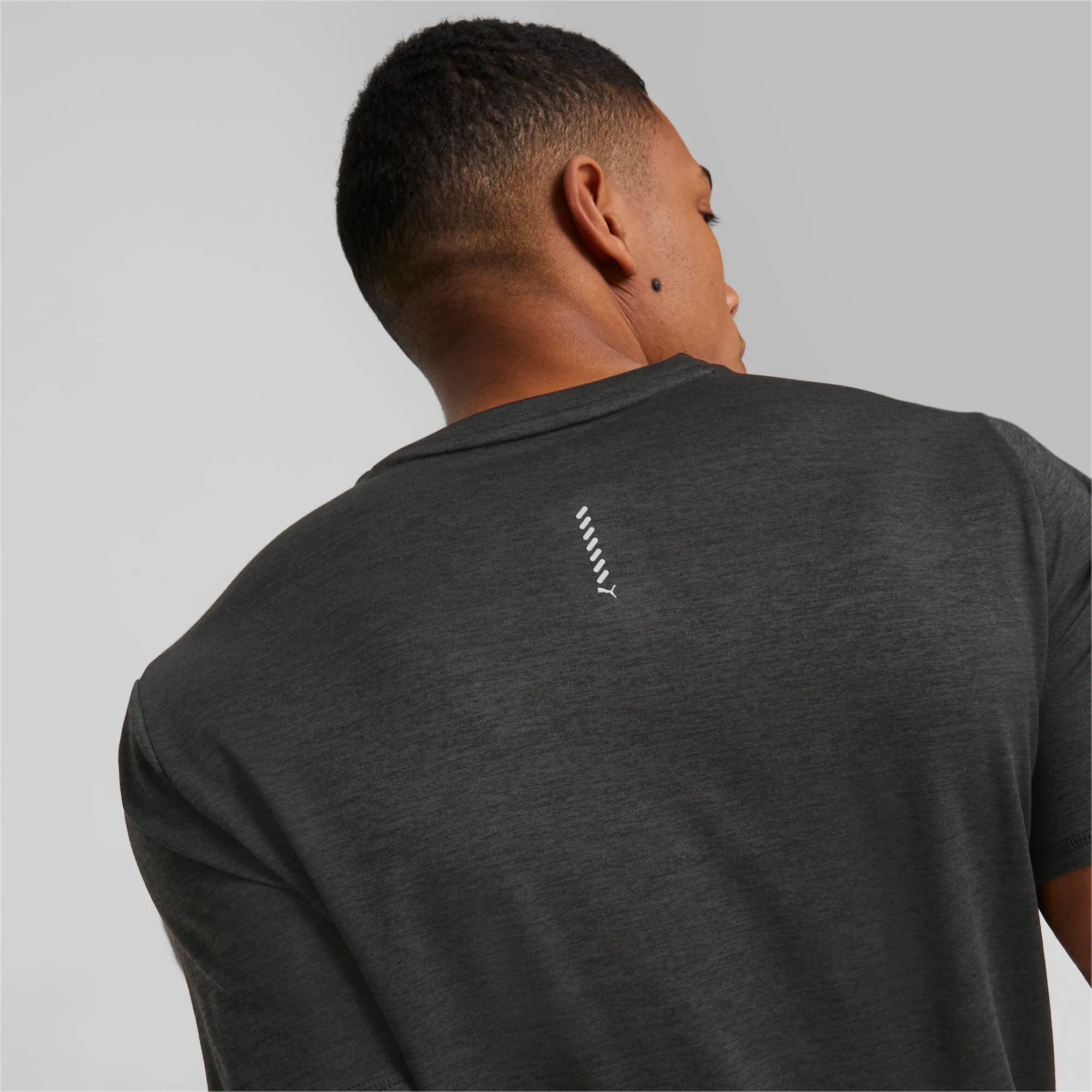 Puma Run Favorite Heather SS M Black