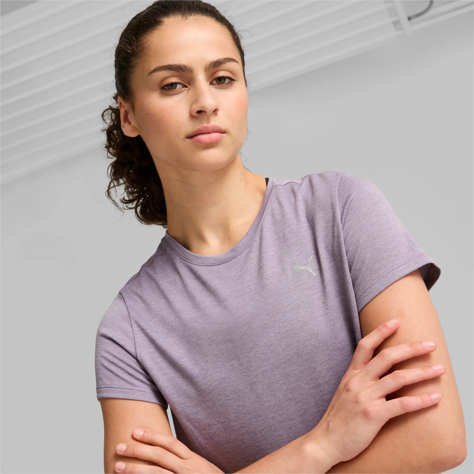 Puma Run Favorite Heather SS Pale Plum