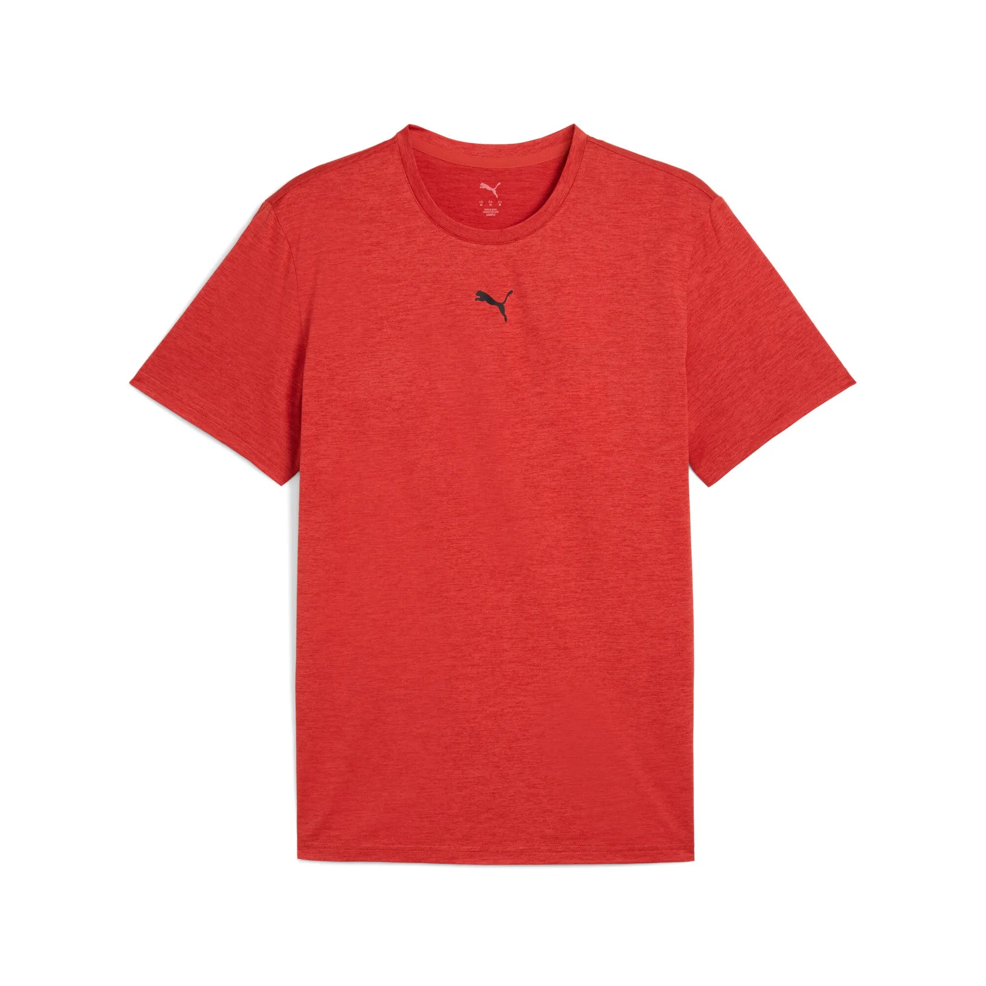 Puma Essentials Heather Cat Tee Red Fire Heather