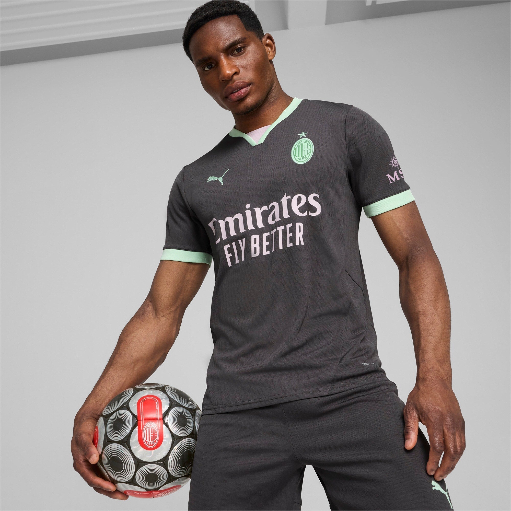 Puma AC Milan Third Jersey 24/25 Shadow Gray