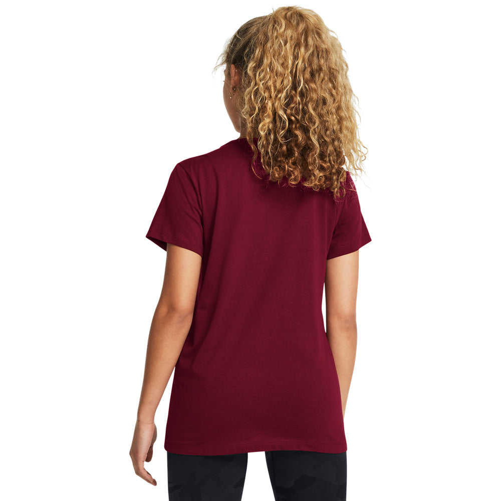 Under Armour Rival Logo Short Sleeve Red