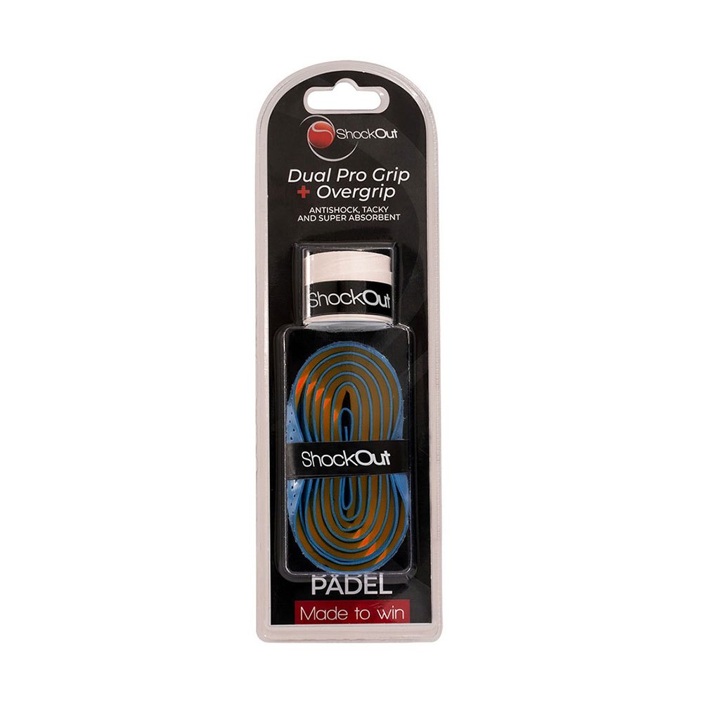 ShockOut Dual Pro Padel Racket Grip Set-Blue